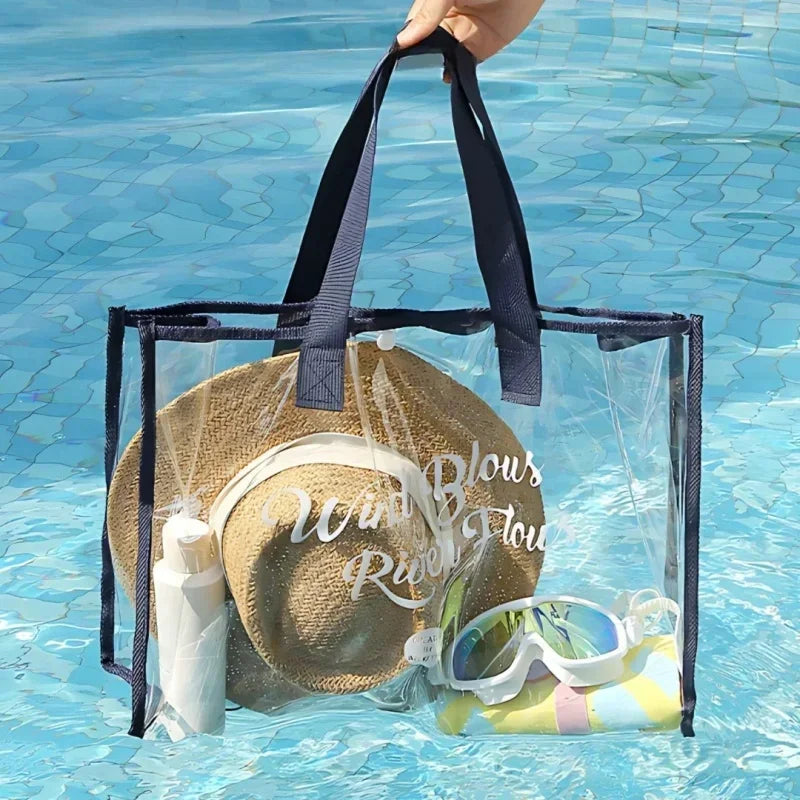 Bolsa de Praia Transparente a Prova d'água